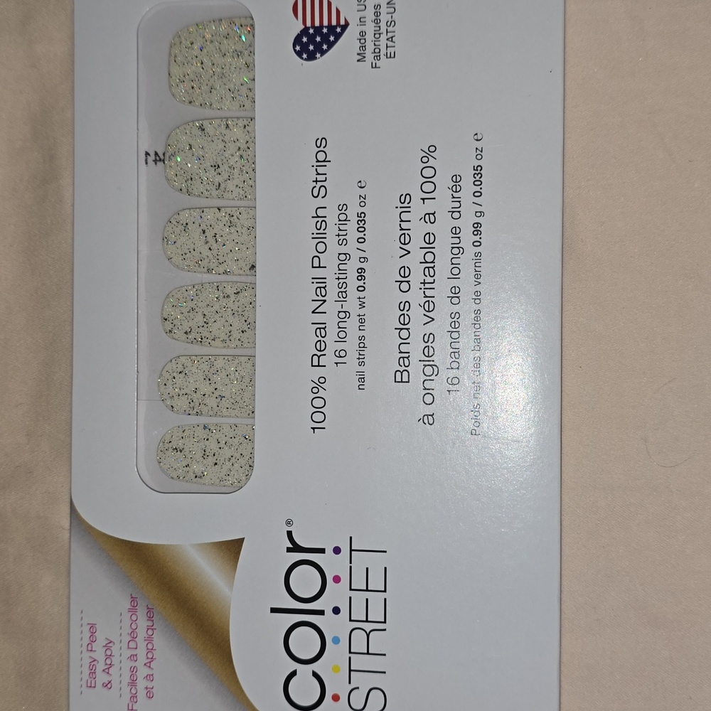 Color Street‎ Sparkling Silver Nail Strips
